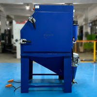 Machine de sablage humide manuelle à moteur, équipement industriel écologique pour le décapage de la rouille et le débavurage, avec air réglable