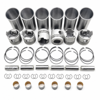Kit de révision et de réparation de pièces de moteur diesel 1-11261-242-0 6BD1 6BG1, ensemble de chemises de cylindre, compatible Isuzu