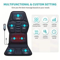 Coussin de massage multifonctionnel de haute qualité, portable, pour la maison, tapis de massage, matelas chauffant, siège de massage pour voiture