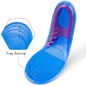 Wholesale <b>Silicone</b> Shoes Insoles Plantar Fasciitis Arch Support Orthopedic Insole for Feet Comfort Non Shoe <b>Pads</b> Size - Product Image 4