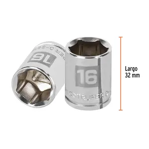 บ็อกซ์ 6 ซ็อกเก็ต 16 มม., 6 จุด, ขับเคลื่อน 3/8 นิ้ว, TRUPER - Product Image 3
