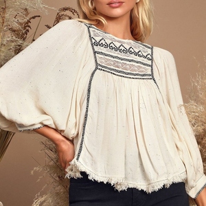 Ultime designer <span class=keywords><strong>camicette</strong></span> di cotone bianco del ricamo <span class=keywords><strong>camicette</strong></span> elegante delle signore casual top <span class=keywords><strong>camicette</strong></span> 2020 - Product Image 4