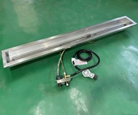 Brûleur à gaz linéaire en acier inoxydable de 60 pouces pour table de foyer extérieur