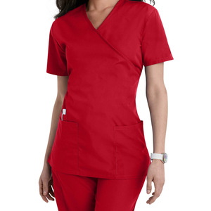 RTS pronto per la spedizione divise ospedaliere mediche in Spandex di vari colori Nurs Top - Product Image 5