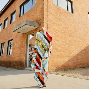 奢华多彩软友100% 棉针织浴室沙发旅行毛毯 - Product Image 5