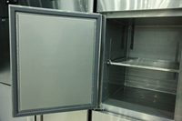 Réfrigérateur encastrable à quatre portes, refroidi par air, 1600L, pour hôtel