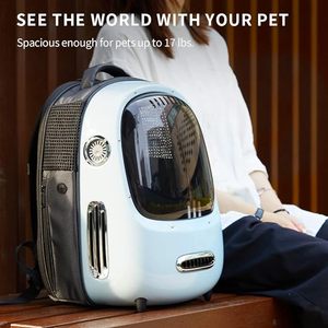 Cat Backpack Carrier with Inbuilt Fan Airline-Approved <strong>Bubble</strong> <strong>for</strong> Kitty Small <strong>Dog</strong> Detachable <strong>Dog</strong> Backpack <strong>for</strong> Walking - Product Image 2
