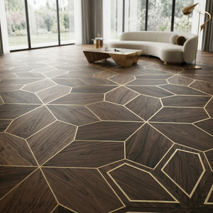 100 Modelli di <span class=keywords><strong>Parquet</strong></span> in Legno Massello Multistrato di Rovere Bianco, Sistema a Incastro TAP GO, Design Moderno per Soggiorno e Villa - Product Image 2