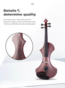 Nhà Máy Bán Buôn Chuyên Nghiệp Lớp Chất Lượng Âm Thanh Điện <span class=keywords><strong>Violin</strong></span> Rắn Vân sam 4/4 Sinh Viên Điện <span class=keywords><strong>Violin</strong></span> - Product Image 6