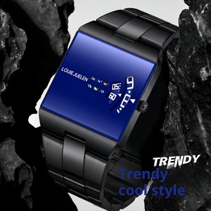 <span class=keywords><strong>Montre</strong></span> à quartz LOUIE JUELEN, nouveau modèle 36 mm, étanche 3 ATM, <span class=keywords><strong>montre</strong></span>-bracelet carrée de luxe, modèle très vendu, <span class=keywords><strong>montre</strong></span> en acier inoxydable - Product Image 3