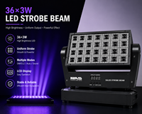 Barre lumineuse LED 36x3W 108W à matrice 6x6, stroboscope, flash, 0-30Hz, pixel DMX512 pour scène, concert, club, discothèque, fête, DJ, événement