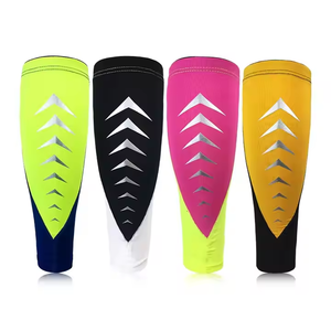 HWC-0215 # penjepit lutut kain profesional pendukung betis lengan lutut penjepit betis untuk pelindung tulang kering - Product Image 4