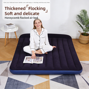 Colchón de Aire Inflable de PVC con Superficie Aterciopelada para 1-2 Personas, Precio al por Mayor, para Camping y Hogar, con Certificación <span class=keywords><strong>CE</strong></span> - Product Image 2