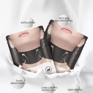 Masker leher kecantikan peptida angsa hitam, Anti Keriput mengencangkan leher harga bagus