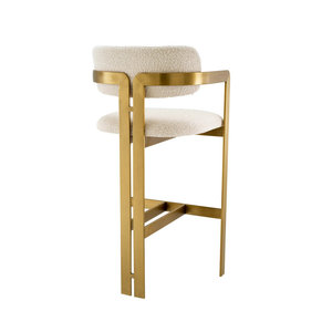 Tabourets de bar de luxe Eichholtz <span class=keywords><strong>Donato</strong></span> personnalisés haut de gamme pour discothèque, mobilier de comptoir, chaises de bar personnalisables - Product Image 4