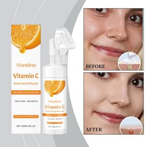 Espuma Limpiadora Facial Personalizada OEM de 150 ml, Espuma Limpiadora Suave con Vitamina C en Formato Crema - Product Image 2