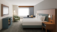 Bureau d'hôtel Country Inn CIS-256, mobilier personnalisé pour chambre d'hôtel, fabricant de bureaux pour l'hôtellerie