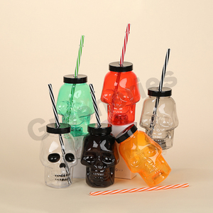 Taza de botellas de jugo en forma de Ganazono con logotipo personalizado de alta calidad con tapa para fiesta Barconic - Product Image 2