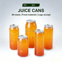 Venta al por mayor de fábrica: Tapa de aluminio para latas de plástico, vaso de plástico transparente de 16 oz para bebidas.