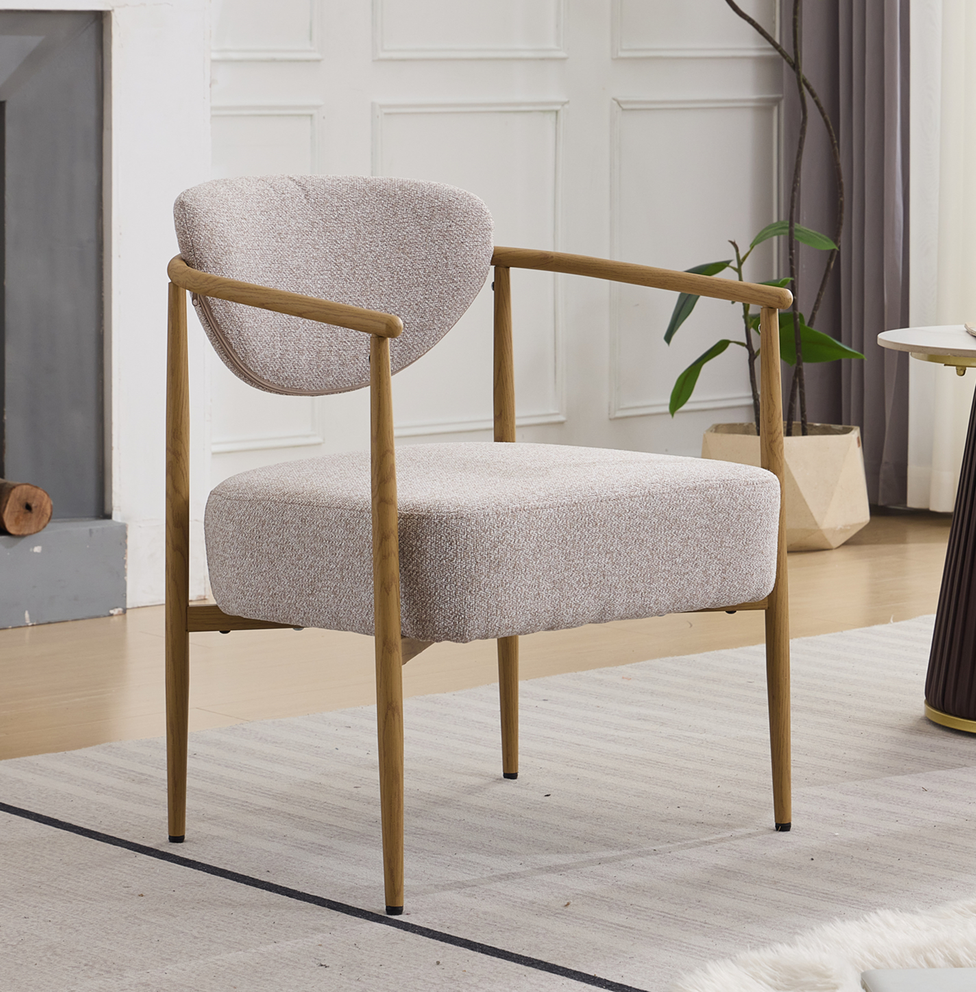 Beige + Tissu + Fer + Mousse