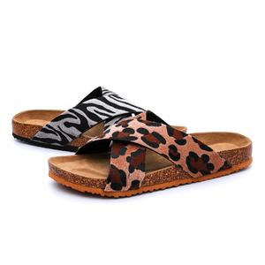 Sandales confortables à imprimé <span class=keywords><strong>de</strong></span> léopard et <span class=keywords><strong>de</strong></span> zèbre pour femmes, avec pieds <span class=keywords><strong>de</strong></span> pieds - Product Image 3
