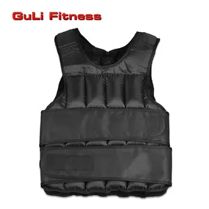 Guli Fitness 20KG Weighted Vest Gym Equipment Power Training Workout Soft Weight Vest With Iron Sand Filling Sand Bag