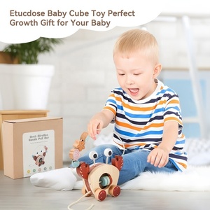 Giochi Educativi Montessori in Legno per Bambini, Giocattoli con Perline a Forma di Gamberetti e Granchi - Product Image 5