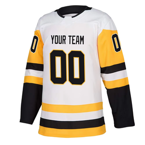 เสื้อกีฬาแขนยาวใส่ได้ทั้งชายและหญิงสินค้าออกใหม่ชุดฝึกฮ็อกกี้น้ำแข็งออกแบบได้ตามต้องการพร้อมเครื่องแบบพิมพ์ชื่อทีม OEM - Product Image 3