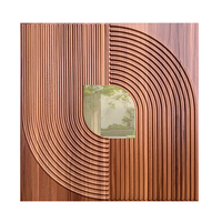 Panel de Pared 3D de PVC con Superficie de Espejo, Suministro de Fábrica, Azulejo Decorativo Impermeable para Uso en Proyectos Comerciales