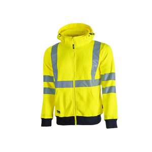 U-POWER-Sweat-shirt zippé Melody Yellow Fluo HL180YF-S-EAN 8033546420089 WORK HOODIES - Product Image 1