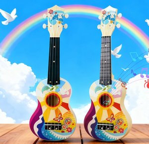 Ukeleles de 21 Pulgadas con Diseño de Dibujos Animados, Venta al Por Mayor de Fábrica - Product Image 3