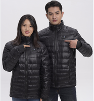 Manteau chauffant intelligent 12V de grande taille Vêtements chauffants Vestes thermiques avec coussin chauffant pour hommes ou femmes