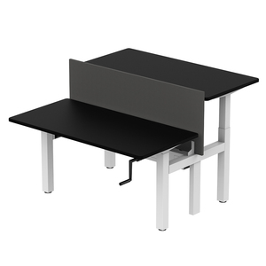 الجلوس الصحي الوقوف الوجه إلى الوجه طاولة الكمبيوتر ارتفاع قابل للتعديل إطار - Product Image 6