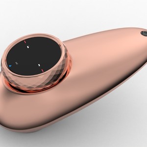 Robinet de luxe en forme de galet en or rose robinet moderne monotrou multifonctionnel en laiton avec aérateur réversible anti-éclaboussures - Product Image 5