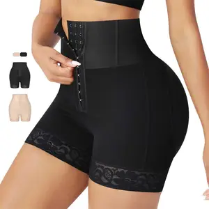 Compression Fajas Moldeadora culotte courte BBL, taille haute, contrôle du ventre, pour femmes, Machine de levage des fesses, Shapewear