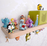 Boîte Tonie en bois étagère en bois support jouet présentoir décoration murale support en bois étagère flottante support de rangement