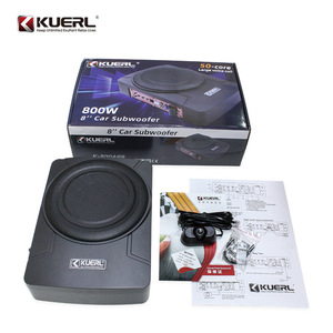 ซับวูฟเฟอร์ติดรถยนต์ Kuerl ขนาด 8 นิ้ว 800 วัตต์ แบบแอคทีฟ บางพิเศษ เสียงโมโน พร้อมรีโมทคอนโทรล - Product Image 2