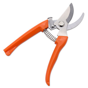 Bypass Pruner Stainless Steel Orange Handle 20-30 Mm Trimming Diameter Garden Flower Fruit Tree Pruning Shears - Product Image 1