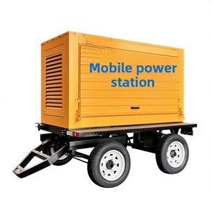 Groupe électrogène diesel mobile Weifang 50KW sur remorque, tout cuivre, sans balais, triphasé 220/380V, sans système de refroidissement - Product Image 1