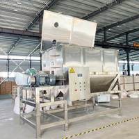Mélangeur à ruban horizontal industriel en acier inoxydable pour substrats, 100L, 200L, 400L, pour poudres sèches - Prix