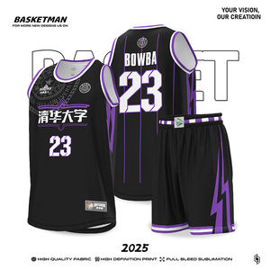 Настраиваемая быстросохнущая дышащая тренировочная одежда, автоматическая режущая баскетбольная форма для взрослых и детей, наборы больших размеров - Product Image 4