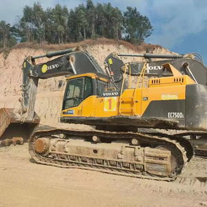 Pelleteuse sur chenilles multifonction originale d'occasion Volvo EC750D Pelleteuse KomatsuCAT-Hyundai à haut rendement en bon état en vente - Product Image 1