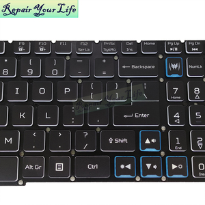 Teclado para juegos con retroiluminación de EE. UU. Para <span class=keywords><strong>Acer</strong></span> Nitro 5, de 2, 1, 2, 2, 1, 2, 2, 2, 2, 2, 2, 2, 2, 1, 2, 2, 2, 2, 2, 2, 2, 2, 2, 2, 3 - Product Image 2