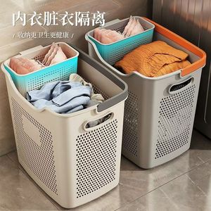 Cesto de ropa sucia para baños y aseos, diseñado para guardar ropa sucia, ropa interior y otros artículos personales. - Product Image 3
