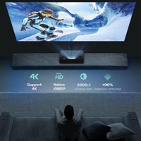 Proyector Inteligente de Tiro Corto UST, Tricolor, Láser, WiFi, 1080P, 4K, Android 11, Ultra HD, Alto Brillo, Cine en Casa