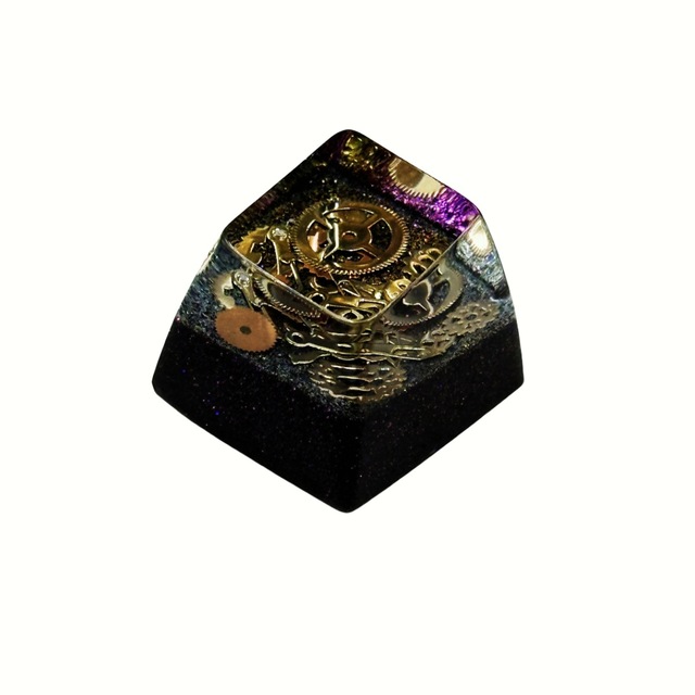 Personality Resin Gear Keycaps SA Profile Esc Backsapce Custom Artisan Keycaps for Mx Switch Mechanical Keyboard
