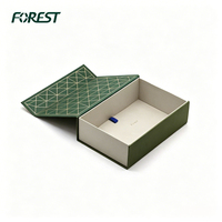 Boîte cadeau magnétique pliable écologique Forest Packing pour bijoux, cosmétiques, parfums, emballage avec logo personnalisé
