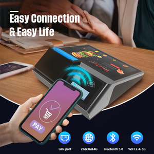 Terminal de point de vente professionnel Android 14 à double écran, durable, sortie d'usine OEM, matériel de paiement sécurisé et fiable - Product Image 4