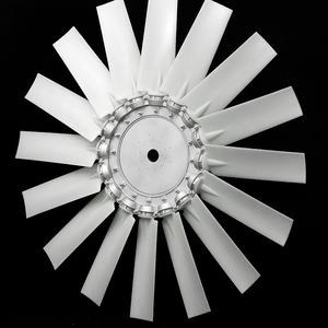 ใบพัดลมแบบปรับได้ 16 ใบ PAG สำหรับระบายอากาศแบบช่องลม ใบพัดลมสำหรับรถขุด - Product Image 6