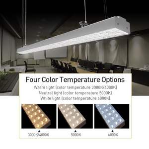 ShineLong - Iluminación Lineal LED Industrial Enlazable de Aluminio de 2 Pies, 4 Pies, 5 Pies, 5000k, Lámpara Colgante para Taller, Garantía de 5 Años, Ra90 - Product Image 5